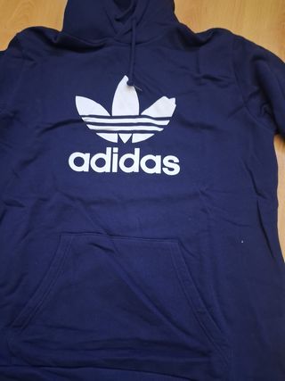 Sudadera Adidas Azul con Capucha