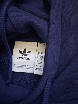 Sudadera Adidas Azul con Capucha