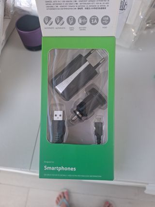 Kit Cargador Cellularline 3 en 1 Smartphones