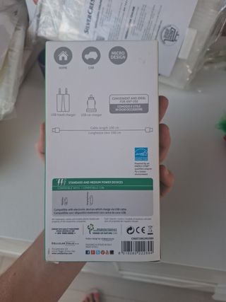 Kit Cargador Cellularline 3 en 1 Smartphones