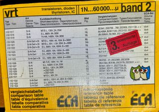 Libro VRT Band 2 Tabella Comparativa 1N..6000.. C