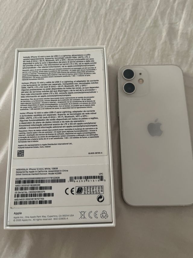 iPhone 12 mini blanco 128GB