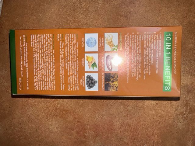 Shampoo Tinte Disaar Ginseng Snake Oil Marrón