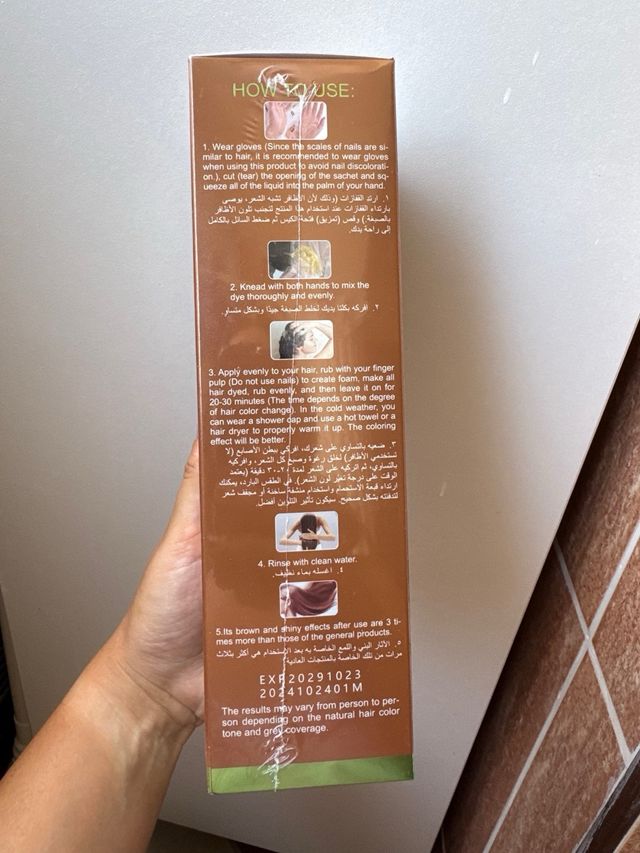 Shampoo Tinte Disaar Ginseng Snake Oil Marrón