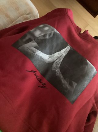Sudadera Roja Pray Snipers