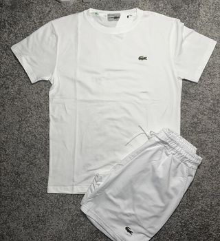 Conjunto Lacoste Blanco