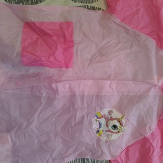 Chubasquero niña unicornio rosa Talla 3