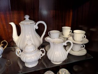 Juego de café de porcelana