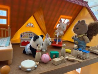 Pack Casas Sylvanian Families y Coche