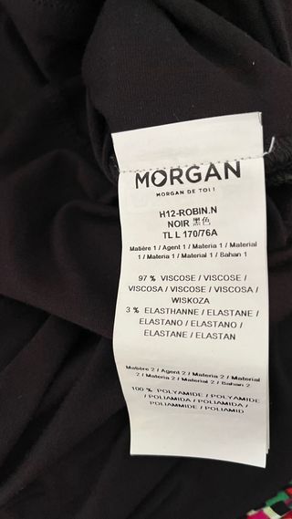 Vestido Morgan Negro Fiesta