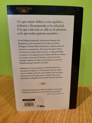 Novela negra Colombian Psycho-Santiago Gamboa