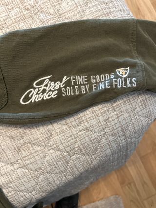 Polo Tom Tailor manga larga verde talla S