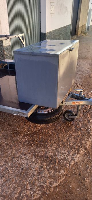 Remolque plataforma para 2 kart