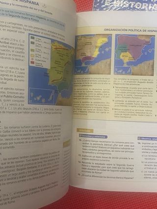 libros de Geologia y historia 1 eso