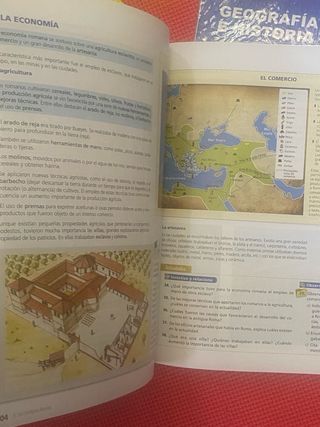 libros de Geologia y historia 1 eso