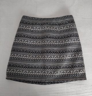 Falda corta estampada