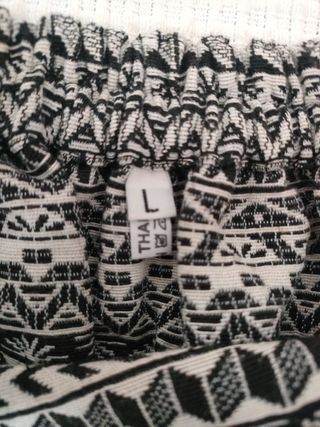 Falda corta estampada