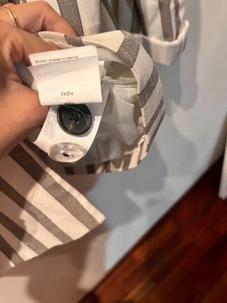 Americana Pimkie rayas gris y blanco Talla S