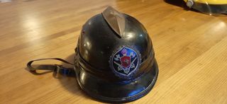 Casco de cuero Bomberos Rio de Janeiro