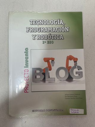 Tecnología, Programación y Robótica 2º ESO - Pr...