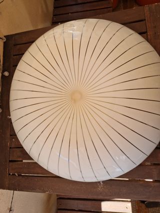 Lámpara Techo Redonda Ikea Blanca 
