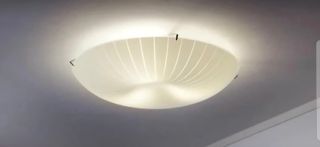 Lámpara Techo Redonda Ikea Blanca 
