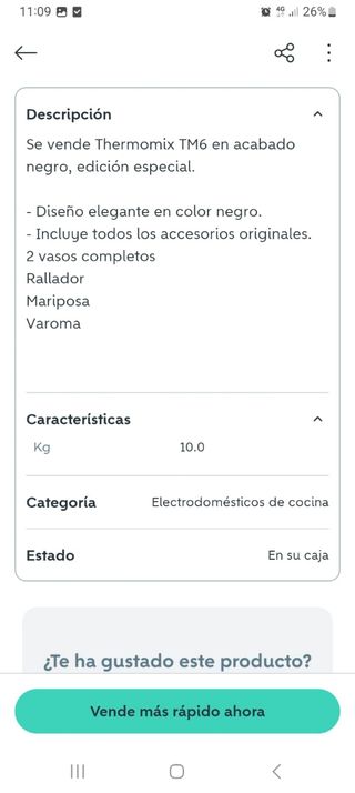 Thermomix TM6 Negra Edición Especial