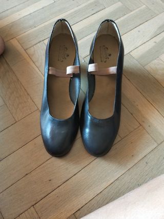 Zapatos de flamenca negros talla 36