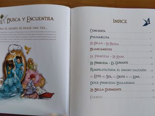 Cuentos de princesas. Juega, busca y encuentra...