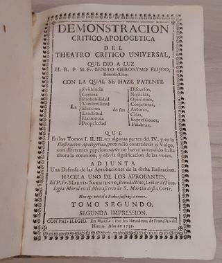 Discursos sobre Profecías, Magia, Artes adivin...