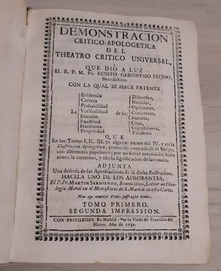 Discursos sobre Profecías, Magia, Artes adivin...