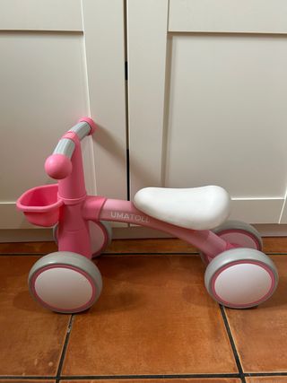 Bicicleta de equilibrio rosa +12 meses