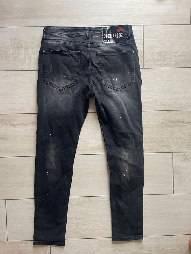 Jeans Dsquared2 neri strappati