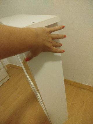 Mueble de baño de madera blanco