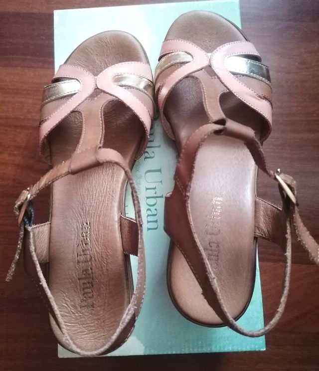 Sandalias Paula Urban Talla 37 Piel