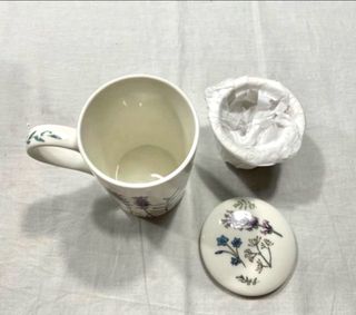 Taza de té con filtro de cerámica