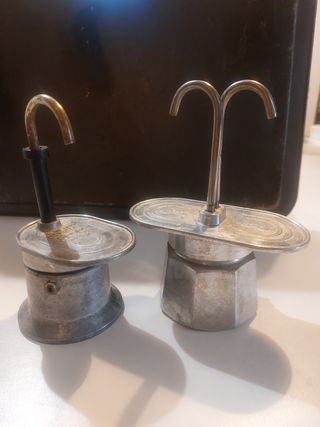 Lotto di 2 caffettiere italiane Bialetti da collezione