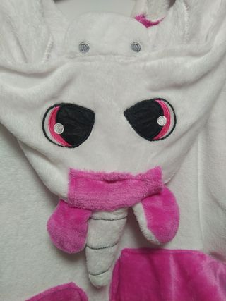 Pijama Unicornio Blanco y Rosa