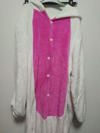 Pijama Unicornio Blanco y Rosa