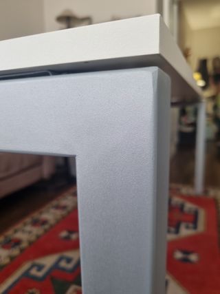 Mesa de despacho larga blanca