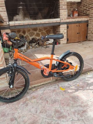 Bicicleta infantil 16 pulgadas naranja