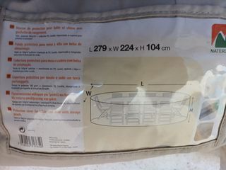 Funda protectora muebles jardín 279x224x104cm