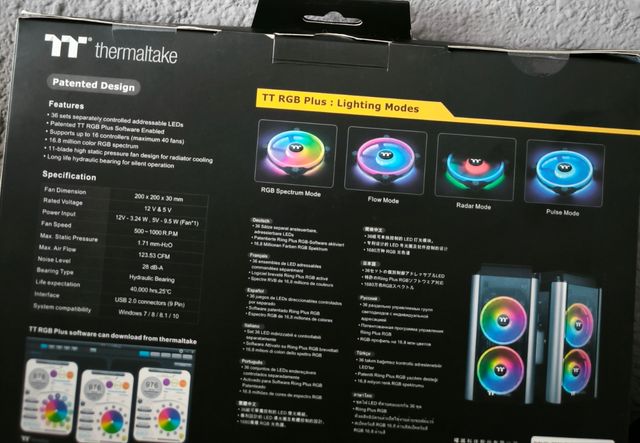 Thermaltake Riing Trio 20 TT Premium Case Fan