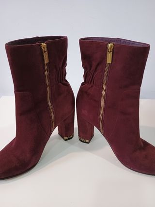 Botas Michael Kors Talla 37.5 Borgoña