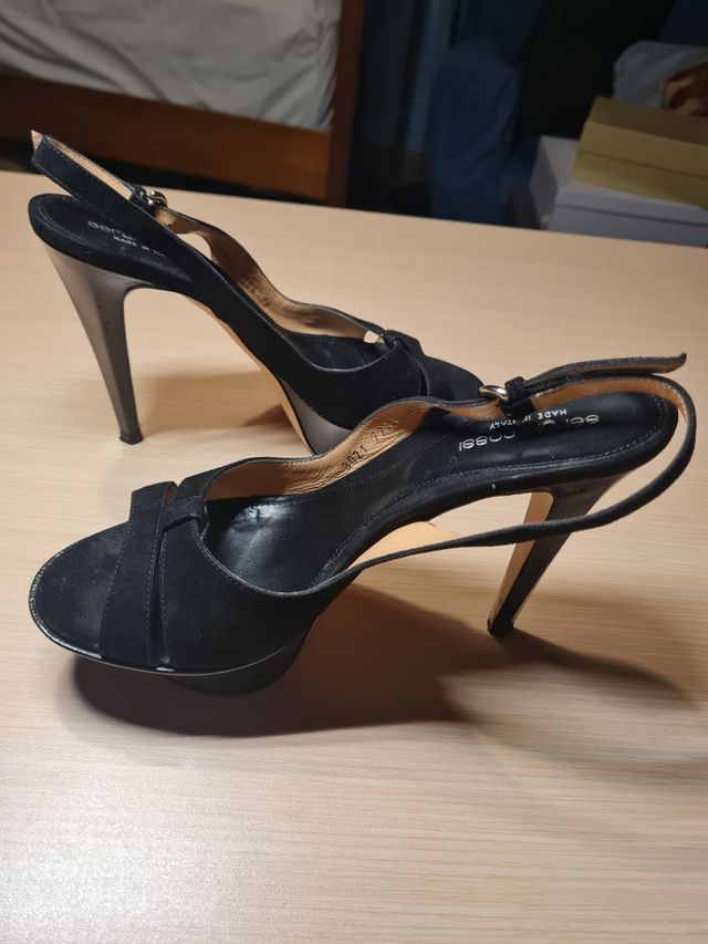 Tacones Sergio Rossi Negro Talla 38
