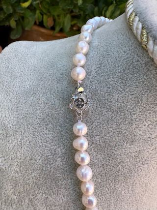 Collar de perlas cultivadas naturales 47см