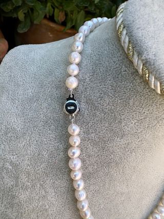 Collar de perlas cultivadas naturales 47см