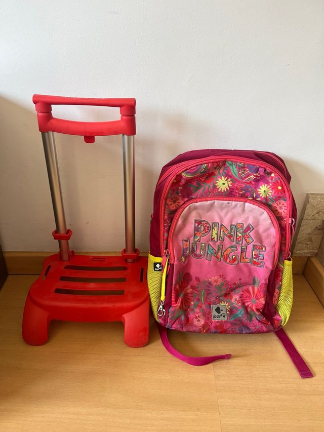Mochila Escolar Busquets Pink Jungle