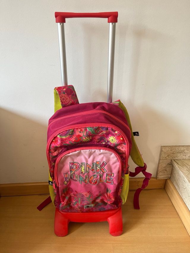 Mochila Escolar Busquets Pink Jungle