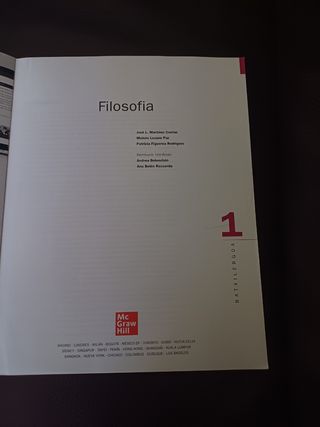Filosofia Batxilergoa 1 - Euskadi